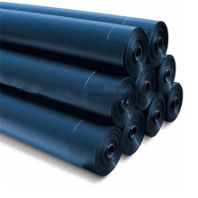 Espesor 1 mm negro suave geomembrana de hdpe